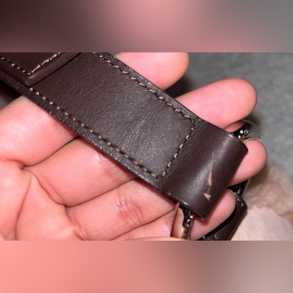 UGG Women's Blush and Brown Shearling Shoulder Bag - Picture 14 of 16